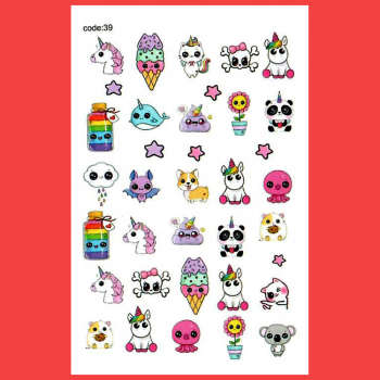 استیکر طراحی ناخن مدل 39 استیکر طراحی ناخن مدل 39