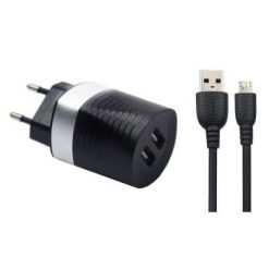 شارژر دیواری ترانیو مدل V12 به همراه کابل تبدیل microUSB