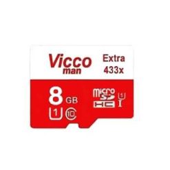 کارت حافظه microSDHC ویکومن مدل Extra 433X کلاس 10 استاندارد UHS-I U1 سرعت 65MBps ظرفیت 8 گیگابایت