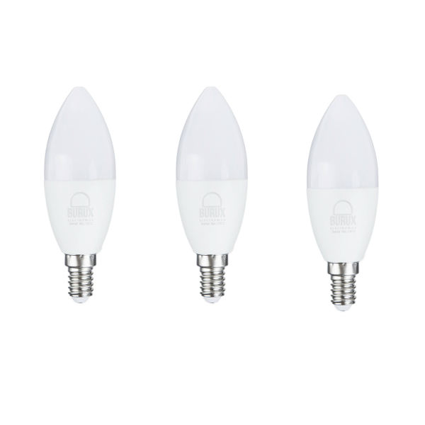 لامپ ال ای دی 7 وات بروکس مدل ۱۳۷۲ پایه E14 بسته 3 عددی لامپ ال ای دی 7 وات بروکس مدل ۱۳۷۲ پایه E14 بسته 3 عددی