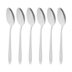 قاشق چای خوری طرح لاله بسته 6 عددی