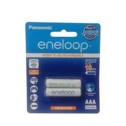 باتری نیم قلمی قابل شارژ پاناسونیک مدل bk-4hcce/4bt/Eneloop pro بسته 2 عددی