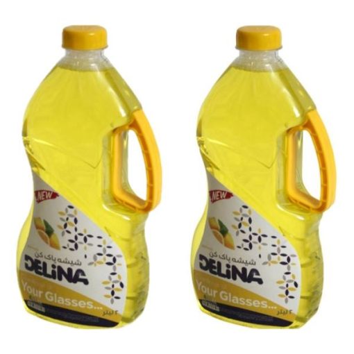 شیشه پاک کن دلینا کد zz59 حجم 2 لیتر بسته 2 عددی