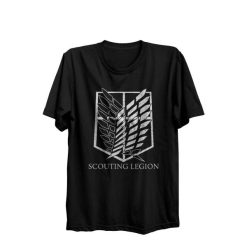 تیشرت آستین کوتاه مردانه مدل گروه دیده بانی اتک آن تایتان