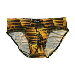 شورت مردانه کولسی طرح راه راه مدل اسلیپ