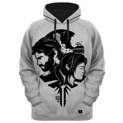 هودی مردانه 27 مدل THE LAST OF US کد ALP102 رنگ طوسی