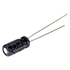 خازن الکترولیت 2.2 میکروفاراد کد 200V بسته 4 عددی