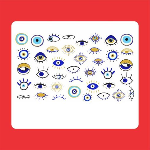 استیکر طراحی ناخن مدل 23