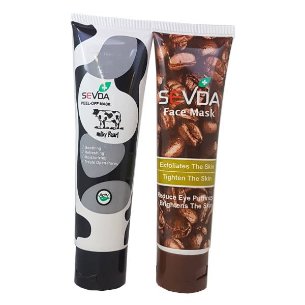 ماسک صورت سودا مدل MILK and COFFEE حجم 200 میلی لیتر بسته دو عددی ماسک صورت سودا مدل MILK and COFFEE حجم 200 میلی لیتر بسته دو عددی