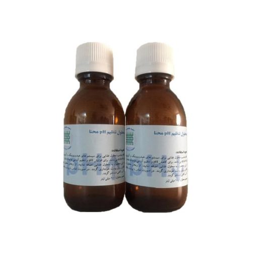 محلول تنظیم پی اچ محنا مدل pH100 بسته دو عددی