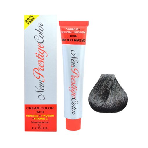 رنگ مو نیو پرستیژ کالر سری Natural شماره 1 حجم 120 میلی لیتر رنگ مشکی