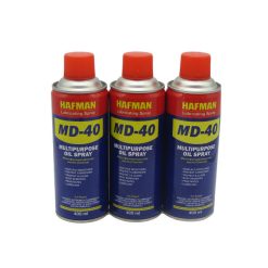 اسپری روان کننده و زنگ بر هافمن مدل MD-40 حجم 400 میلی لیتر بسته 3 عددی