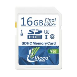 کارت حافظه SDHC ویکومن مدل Extra 600X کلاس 10استاندارد UHS-I سرعت 90MB/S ظرفیت 16 گیگابایت