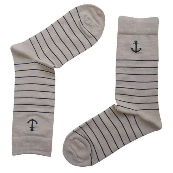 جوراب مردانه ال سون طرح لنگر کد PH112 جوراب مردانه ال سون طرح لنگر کد PH112