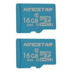 کارت حافظه microSDHC کینگ استار مدل X533 کلاس 10 استانداردUHS-I U1 سرعت 85MBpsظرفیت 16 گیگابایت بسته دو عددی