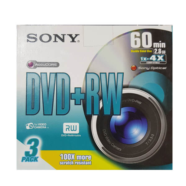دی وی دی خام سونی مدل DOUBLE SIDED DISC بسته 3 عددی دی وی دی خام سونی مدل DOUBLE SIDED DISC بسته 3 عددی