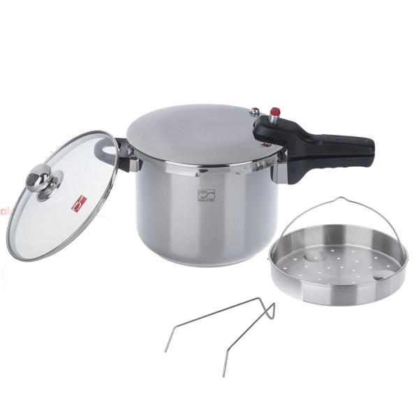 ست زودپز پارس استیل کد 60 – گنجایش 6 لیتر ست زودپز پارس استیل کد 60 – گنجایش 6 لیتر