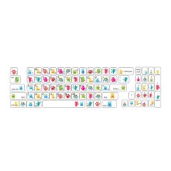 برچسبحروف فارسی کیبورد طرح Monsterکد ۱۰۲