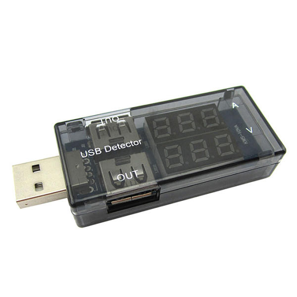 نمایشگر میزان ولتاژ و جریان پورت USB مدل D02 نمایشگر میزان ولتاژ و جریان پورت USB مدل D02