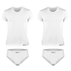 ست شورت و زیرپوش مردانه برهان تن پوش کد 002 بسته 2 عددی