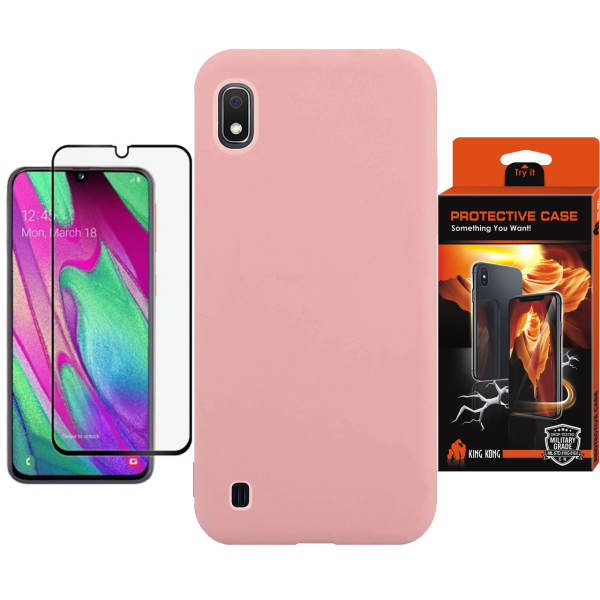 کاور کینگ کونگ مدل SLCN مناسب برای گوشی موبایل سامسونگ Galaxy A10 به همراه محافظ صفحه نمایش کاور کینگ کونگ مدل SLCN مناسب برای گوشی موبایل سامسونگ Galaxy A10 به همراه محافظ صفحه نمایش