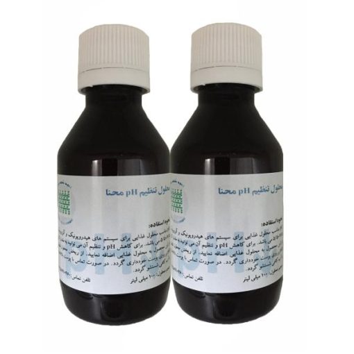 محلول کاهنده پی اچ محنا مدل D2 حجم 100 میلی لیتر بسته دو عددی