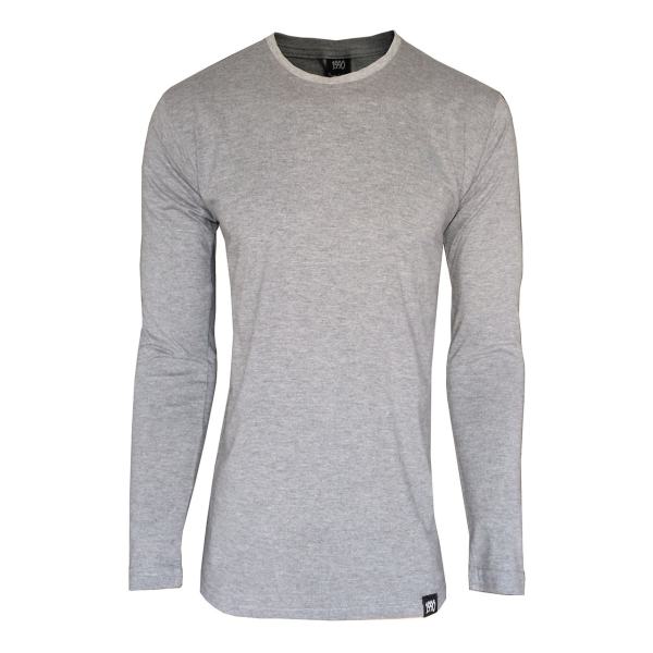 تی شرت آستین بلند مردانه 1991 اس دبلیو مدل Gray 001 تی شرت آستین بلند مردانه 1991 اس دبلیو مدل Gray 001