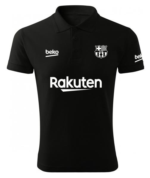 پولوشرت مردانه طرح تیم بارسلونا کد 160281 Black پولوشرت مردانه طرح تیم بارسلونا کد 160281 Black