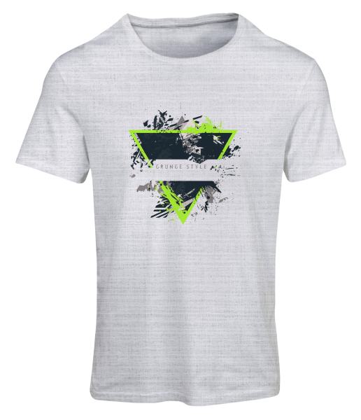 تیشرت آستین کوتاه مردانه طرح مثلث سبز کد SM174 تیشرت آستین کوتاه مردانه طرح مثلث سبز کد SM174