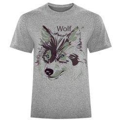 تی شرت مردانه طرح گرگ کد S229