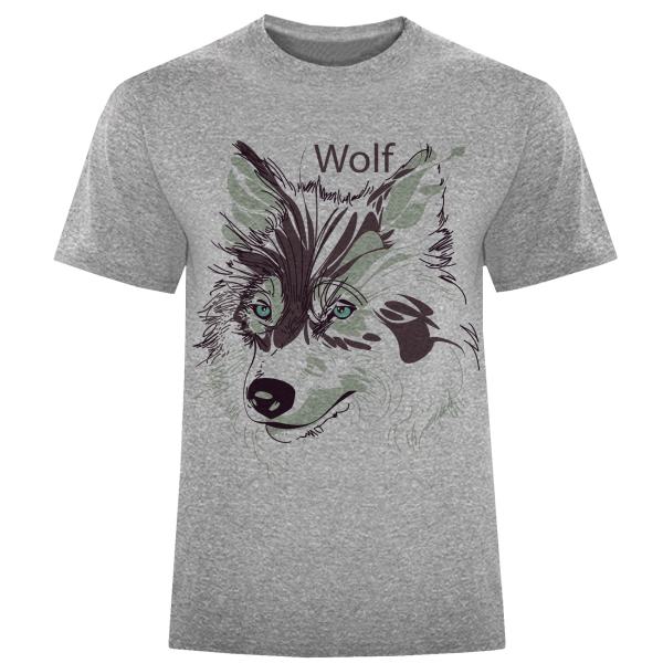 تی شرت مردانه طرح گرگ کد S229 تی شرت مردانه طرح گرگ کد S229