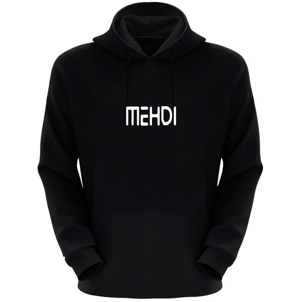 هودی مردانه طرح مهدی کد k87 رنگ مشکی هودی مردانه طرح مهدی کد k87 رنگ مشکی