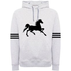 هودی مردانه طرح اسب سیاه کد F203