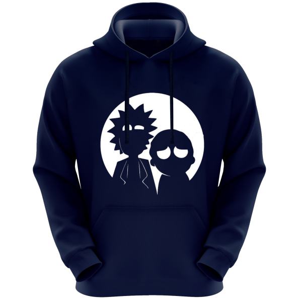 هودی مردانه طرح rick and morty کد F83 رنگ سرمه ای هودی مردانه طرح rick and morty کد F83 رنگ سرمه ای
