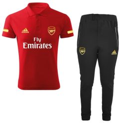 ست پولوشرت و شلوار ورزشی مردانه طرح آرسنال کد RS2021 رنگ قرمزغیر اصل