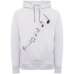 هودی مردانه طرح نت موسیقی کد W187