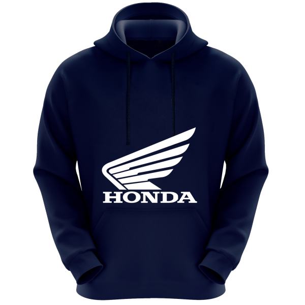 هودی مردانه طرح هوندا کد R39 رنگ سرمه ای هودی مردانه طرح هوندا کد R39 رنگ سرمه ای