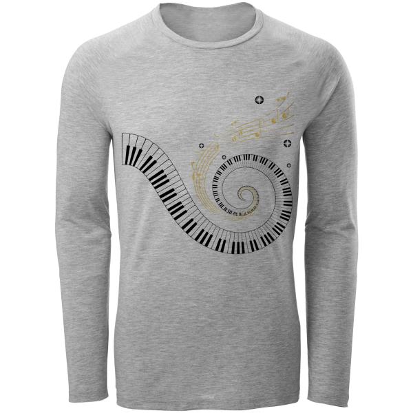 تیشرت آستین بلند مردانه طرح موسیقی کد F135 تیشرت آستین بلند مردانه طرح موسیقی کد F135
