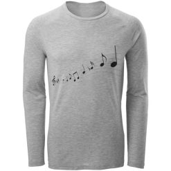 تیشرت آستین بلند مردانه طرح موزیک کد F152