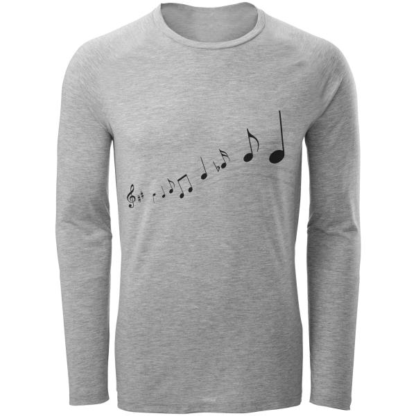 تیشرت آستین بلند مردانه طرح موزیک کد F152 تیشرت آستین بلند مردانه طرح موزیک کد F152