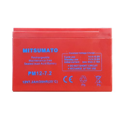 باتری یو پی اس 12ولت 7.2آمپر میتسوماتو مدل M-7000