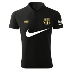 پولوشرت ورزشی مردانه طرح بارسلونا کد Bn1018 رنگ مشکیغیر اصل