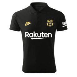 پولوشرت ورزشی مردانه طرح بارسلونا کد Ba1022 رنگ مشکیغیر اصل