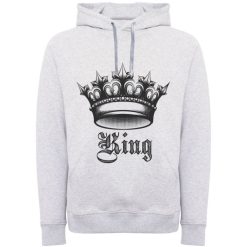 هودی مردانه طرح king کد F452