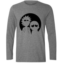 تیشرت آستین بلند مردانه طرح rick and morty کد F237