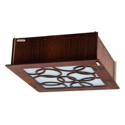 چراغ سقفی چوبین کد C105 2CL چراغ سقفی چوبین کد C105 2CL
