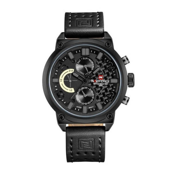 ساعت مچی عقربه ای مردانه نیوی فورس مدل NF9068 LBGYB ساعت مچی عقربه ای مردانه نیوی فورس مدل NF9068 LBGYB