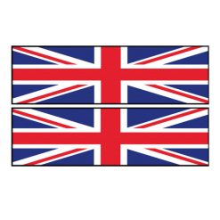 برچسب پارکابی خودرو فلوریزا طرح پرچم انگلیس کد 011 بسته دو عددی