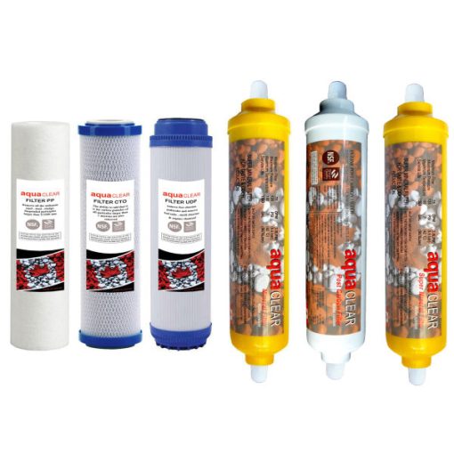 فیلتر تصفیه کننده آب آکوآ کلیر مدل REFILL – AC6 مجموعه 6 عددی