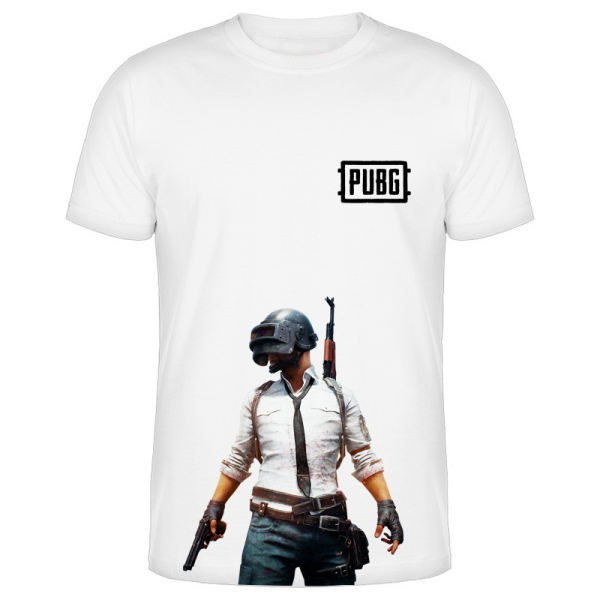 تیشرت آستین کوتاه مردانه طرح پابجی کد T21 تیشرت آستین کوتاه مردانه طرح پابجی کد T21